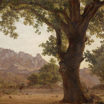 Oak Tree in a Mountainous Landscape | unknown artist (19th century)