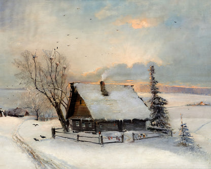 Art print of The Beginning of Spring by Alexei Kondratievich Savrasov, 1888