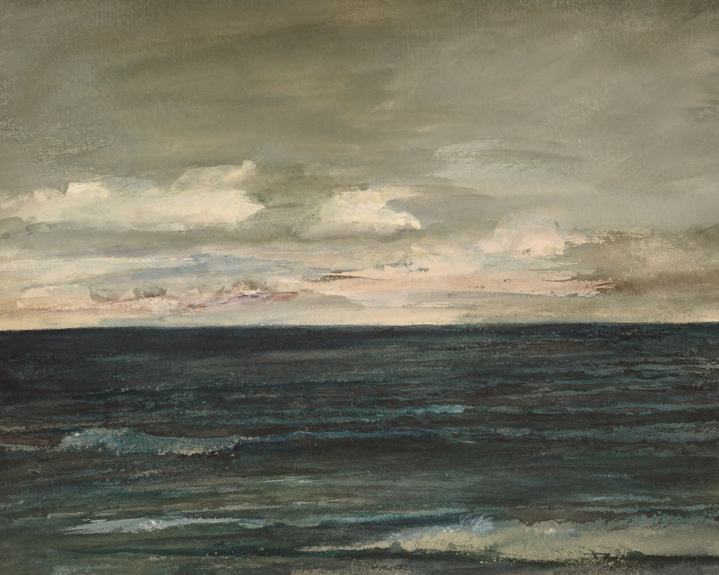 Art print of Lesson Study on Jersey Coast, 1881 by John La Farge, 1881