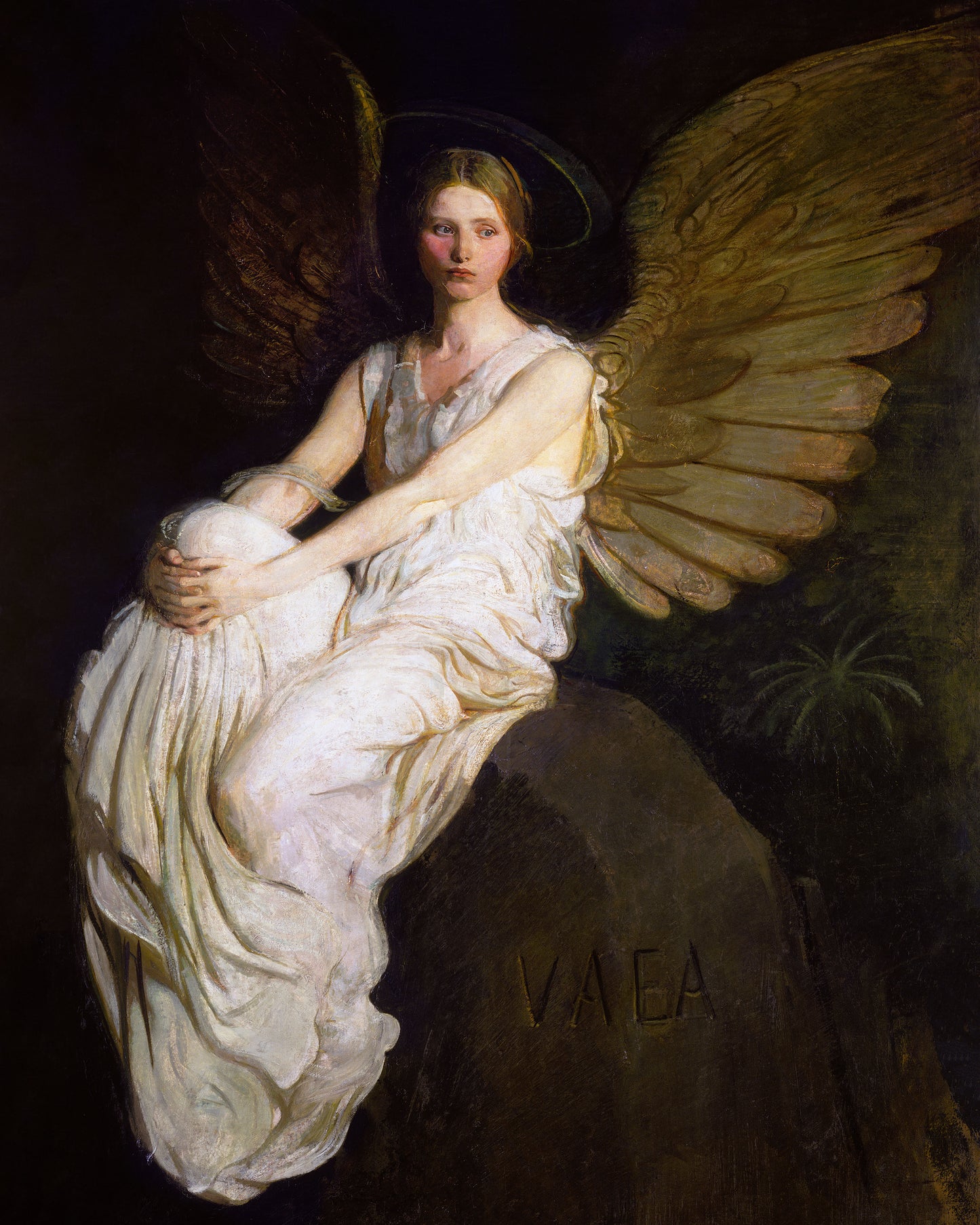 Art print of Stevenson Memorial by Abbott Handerson Thayer, 1903
