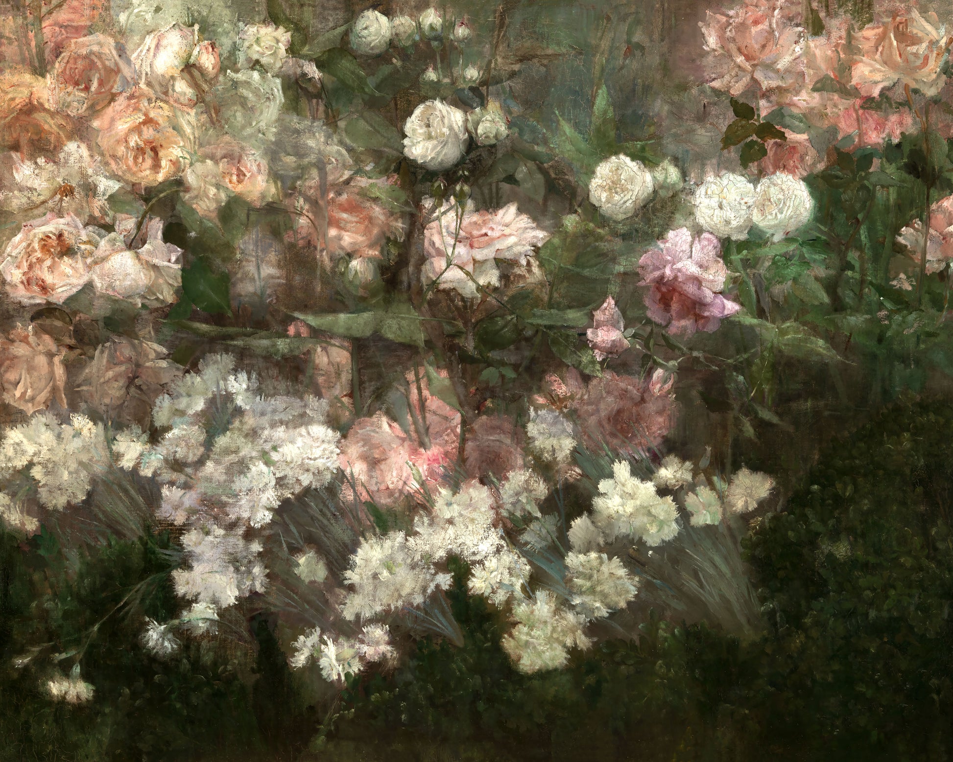 Art print of Garden in May by Maria Oakey Dewing, 1895