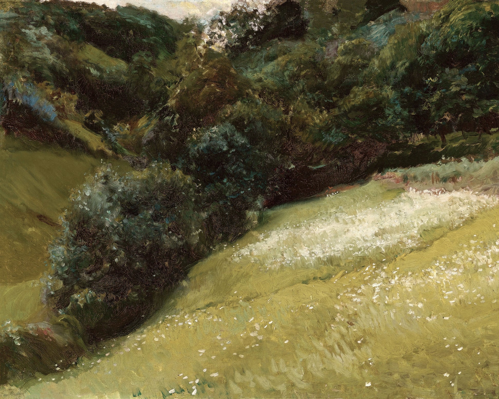 Art print of Field in Asturias, San Esteban De Pravia by Joaquin Sorolla, 1903