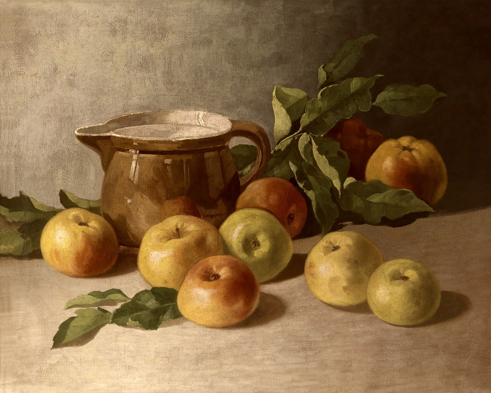Art print of Still Life with Apples by William Stoitzner, 1914