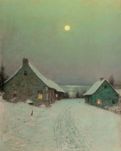 Art print of Christmas Eve by L. Birge Harrison, 1854–1929
