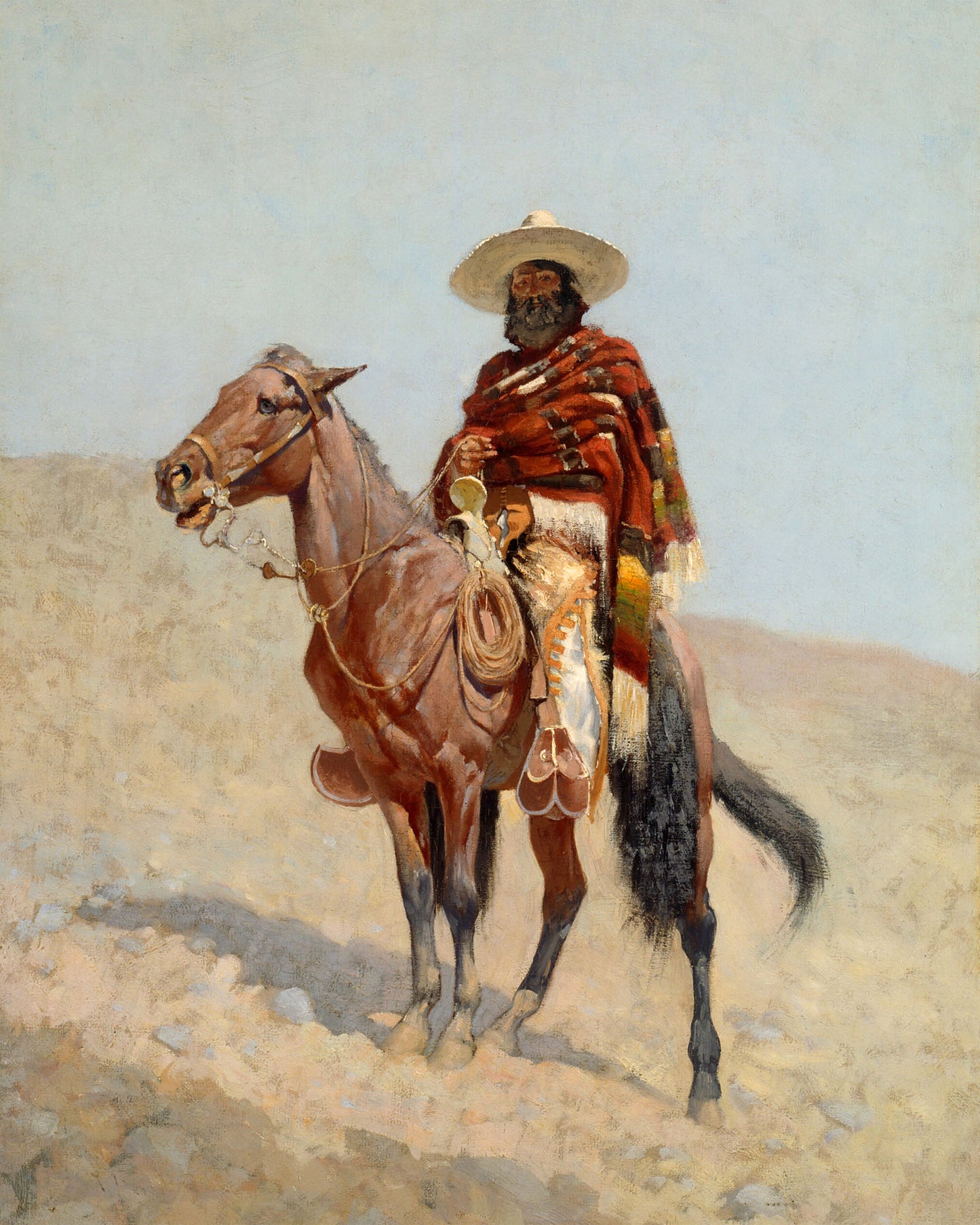 Art print of A Mexican Vaquero by Frederic Remington, 1890