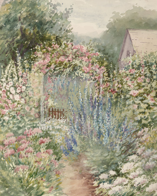 Art print of Flower Garden by Theodore Earl Butler, 1908
