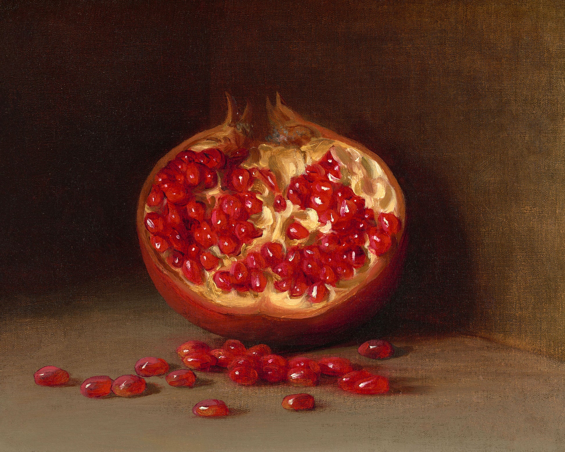 Art print of A Pomegranate, Siena by George Henry Hall, 1885