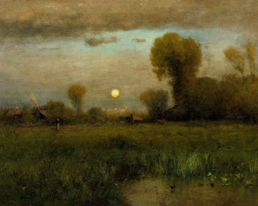 Art print of Harvest Moon by George Inness, 1891