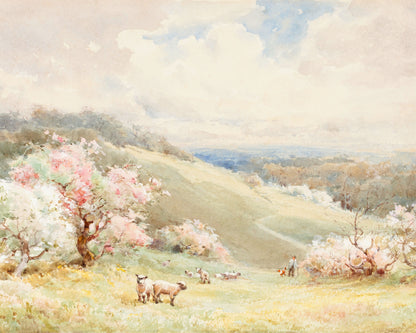Art print of Spring by Jospeh Rubens Powell, 1823-1896