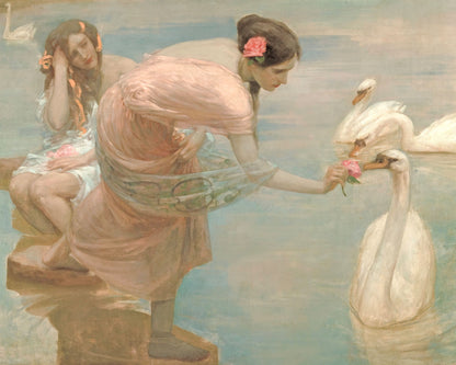 Art print of A Summer Morning by Rupert Bunny, 1908