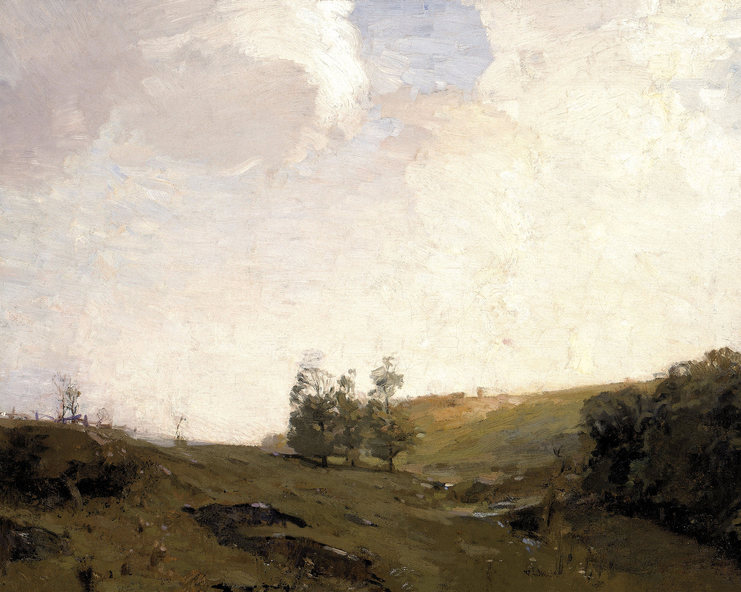 Art print of The Three Trees by William Langson Lathrop, c. late 19th century