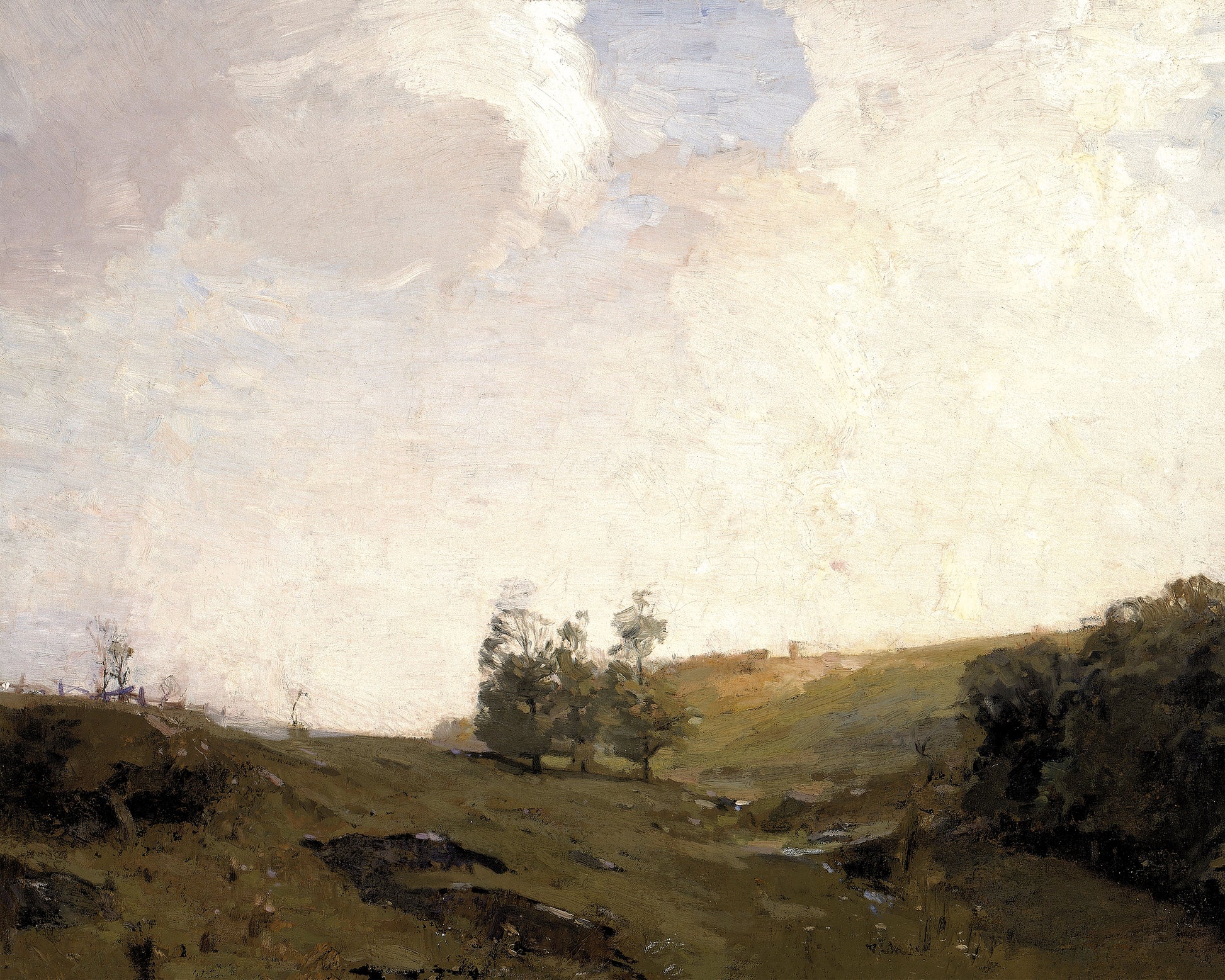 Art print of The Three Trees by William Langson Lathrop, c. late 19th century