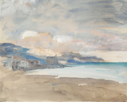 Art print of View of Nice by Hercules Brabazon Brabazon, c. 1800