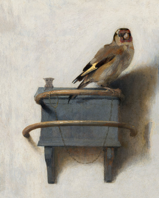 Art print of The Goldfinch by Carel Fabritius, 1654