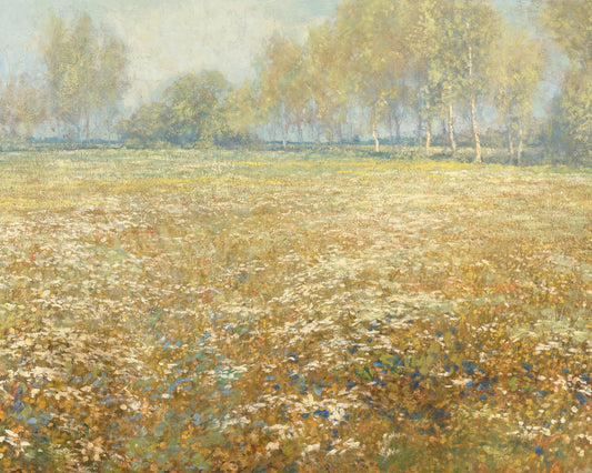 Art print of Meadow in Bloom by Egbert Rubertus Derk Schaap, 1913