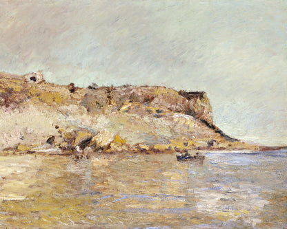 Art print of Coastal Mountains by Adolphe Monticelli, c. 1870