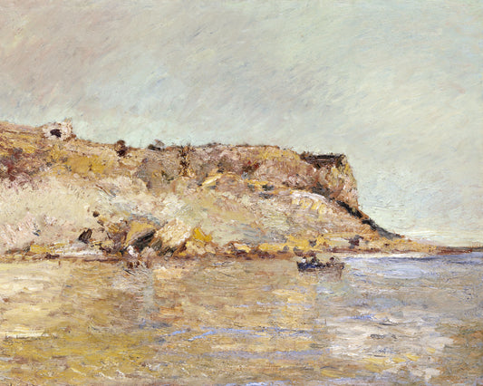 Art print of Coastal Mountains by Adolphe Monticelli, c. 1870