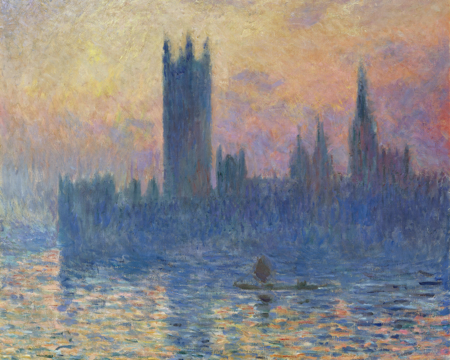 Art print of The Houses of Parliament, Sunset by Claude Monet, 1903
