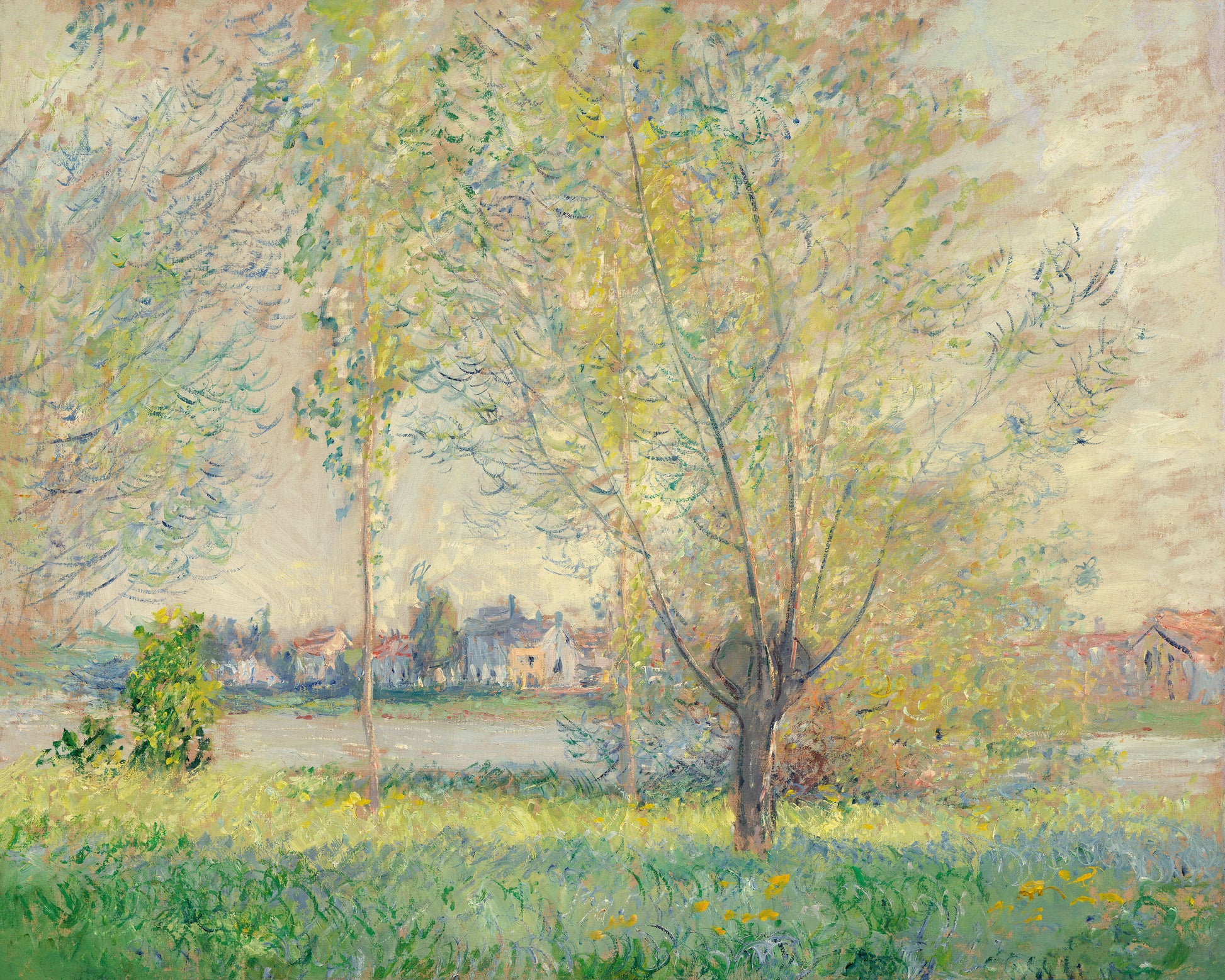 Art print of The Willows by Claude Monet, 1880