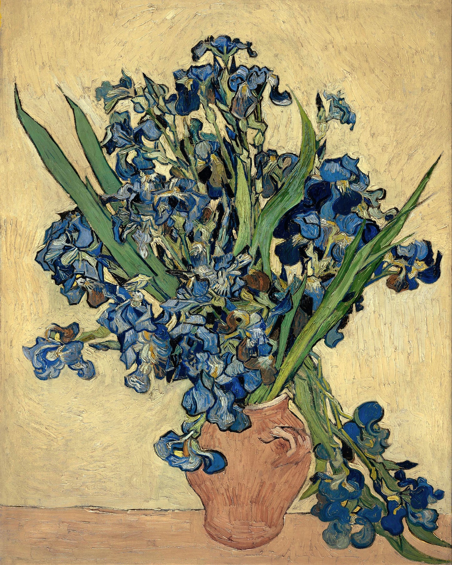 Art print of Irises by Vincent Van Gogh, 1890