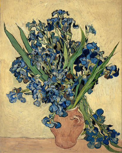 Art print of Irises by Vincent Van Gogh, 1890