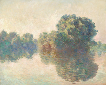 Art print of The Seine at Giverny by Claude Monet, 1897