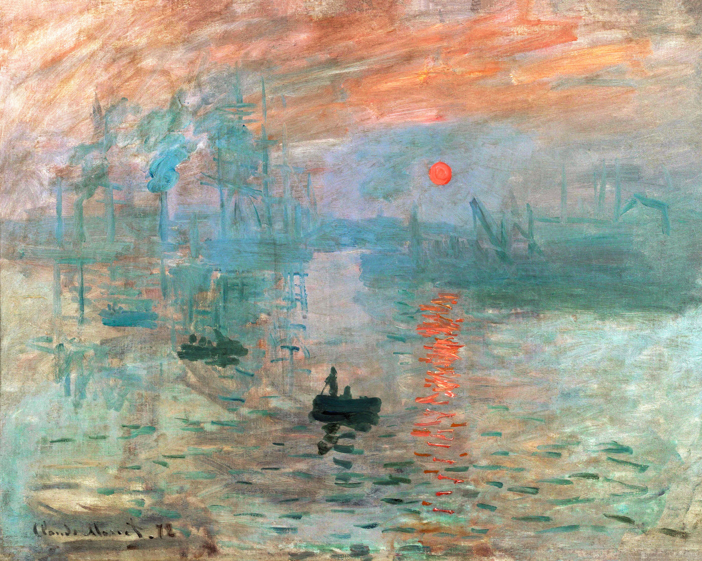 Art print of Impression, Sunrise by Claude Monet, 1872