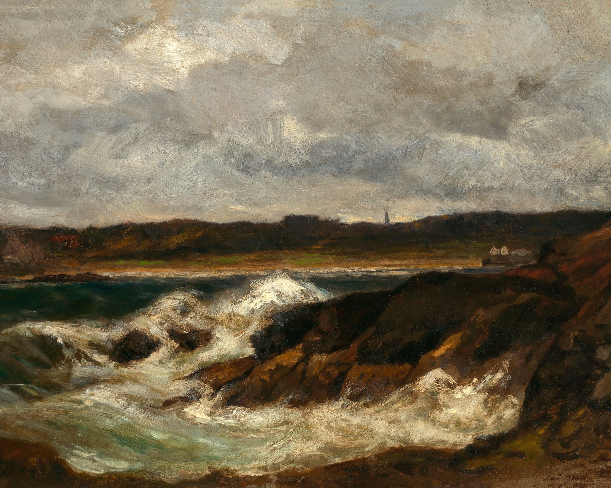 Art print of Newport by Edward Mitchell Bannister, c. 1877-1882