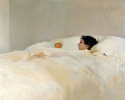 Art print of Mother by Joaquín Sorolla, 1895