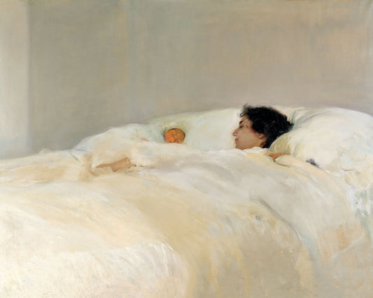 Art print of Mother by Joaquín Sorolla, 1895