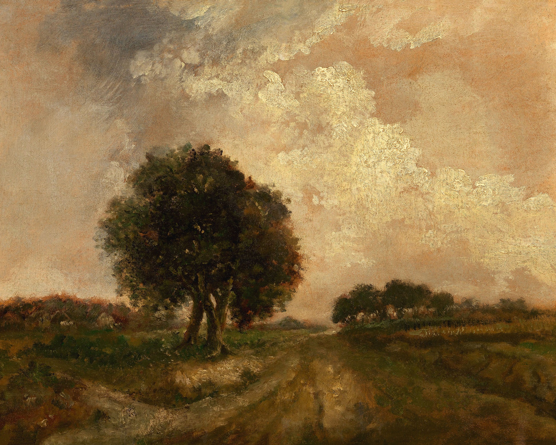 Art print of Group of Three Trees by Georges Michel, 1778