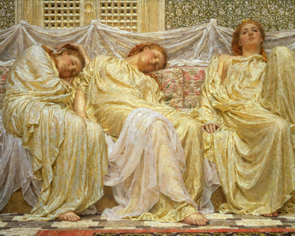 Art print of Dreamers by Albert Joseph Moore, 19th century