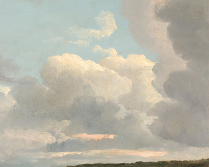 Art print of Cloud Study, Early Evening) by Simon Denis, 1786-1806