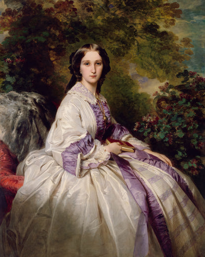Art print of Countess Alexander Nikolaevitch Lamsdorff by Franz Xaver Winterhalter, 1859