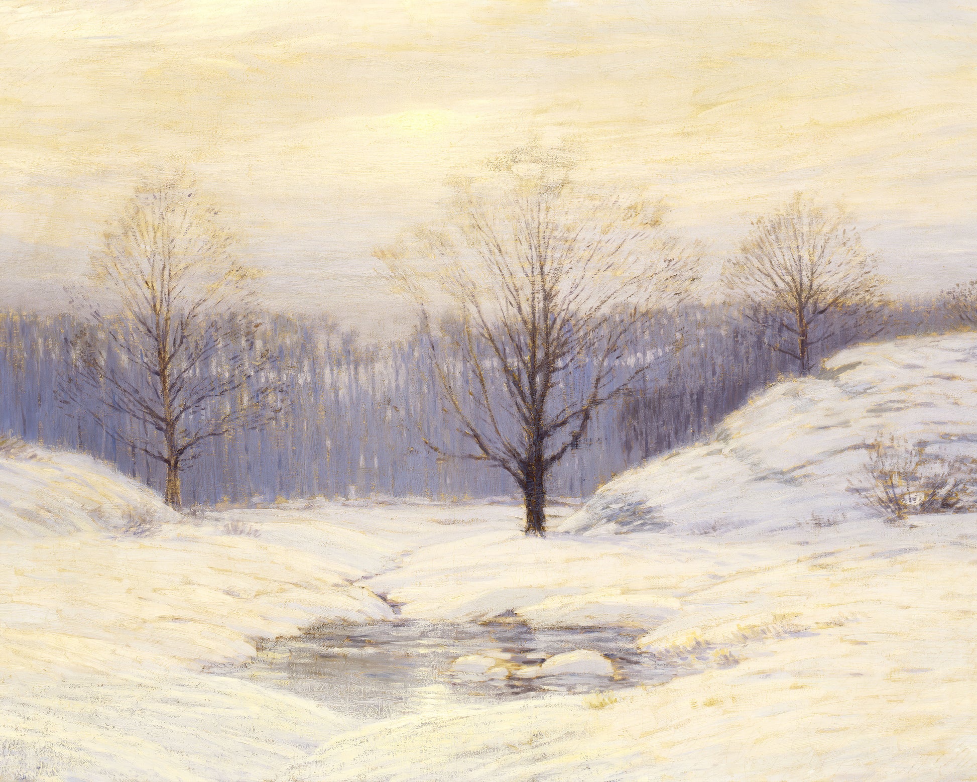 Art print of Morning Haze by Leonard Ochtman, 1909