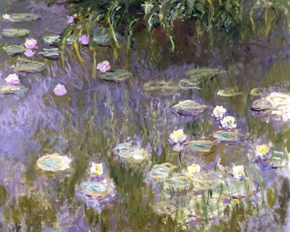Art print of Water Lilies by Claude Monet, 1922