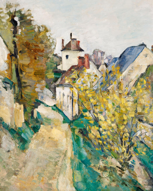 Art print of The House of Dr. Gachet in Auevers-sur-Oise by Paul Cézanne, c. 1872
