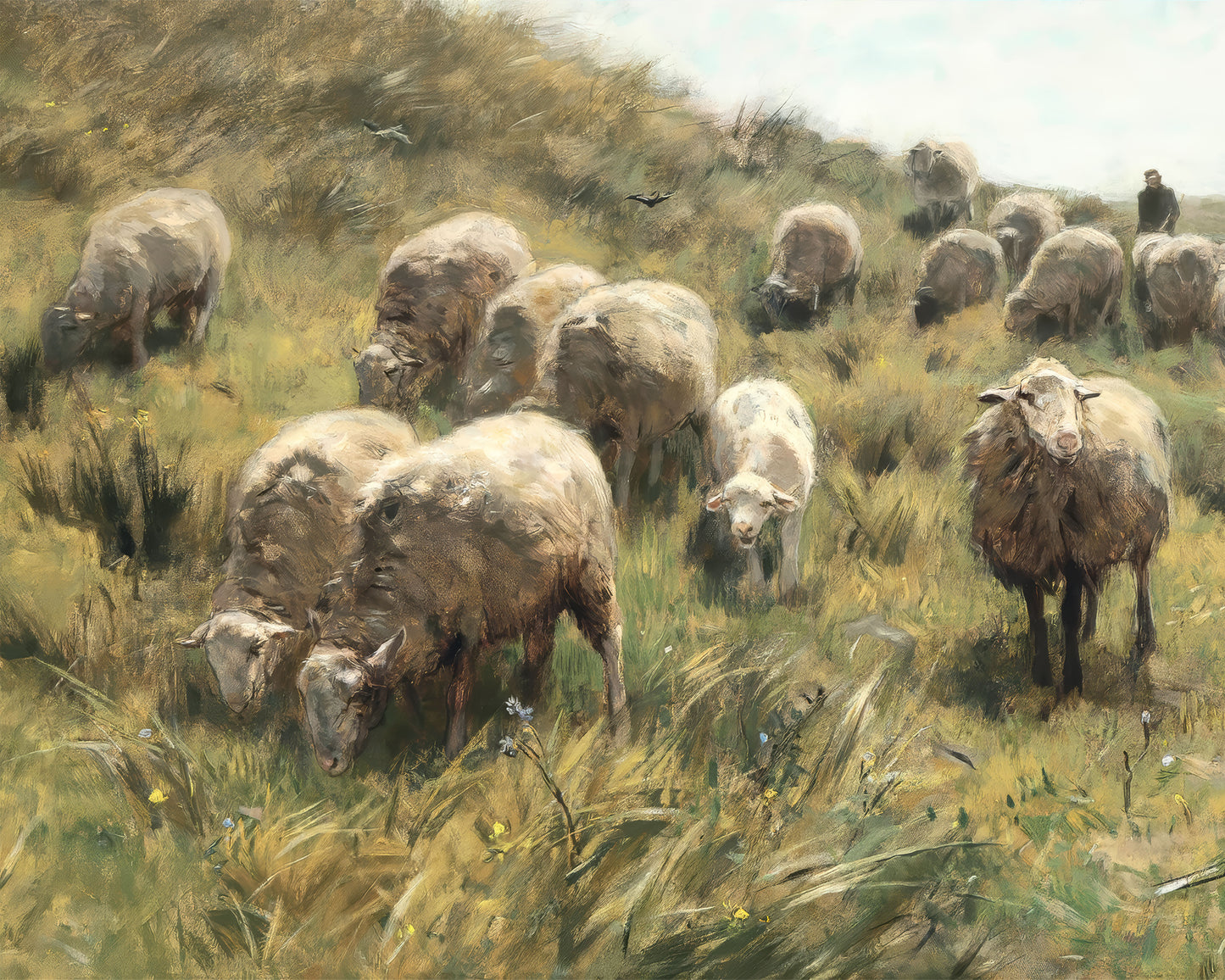 Art print of On the Dunes by Anton Mauve, c. late 19th century