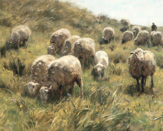 Art print of On the Dunes by Anton Mauve, c. late 19th century