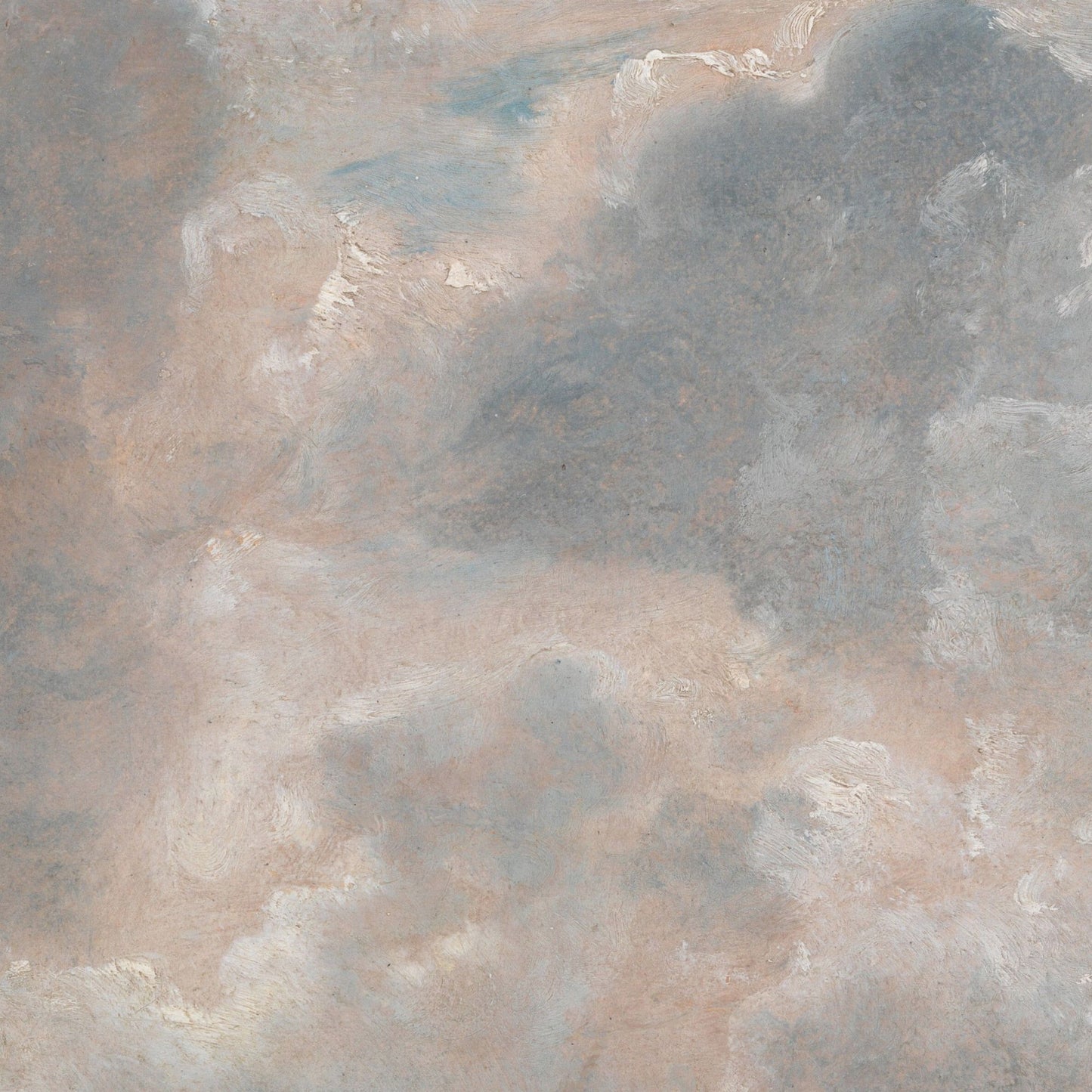 Close-up of cloud study painting