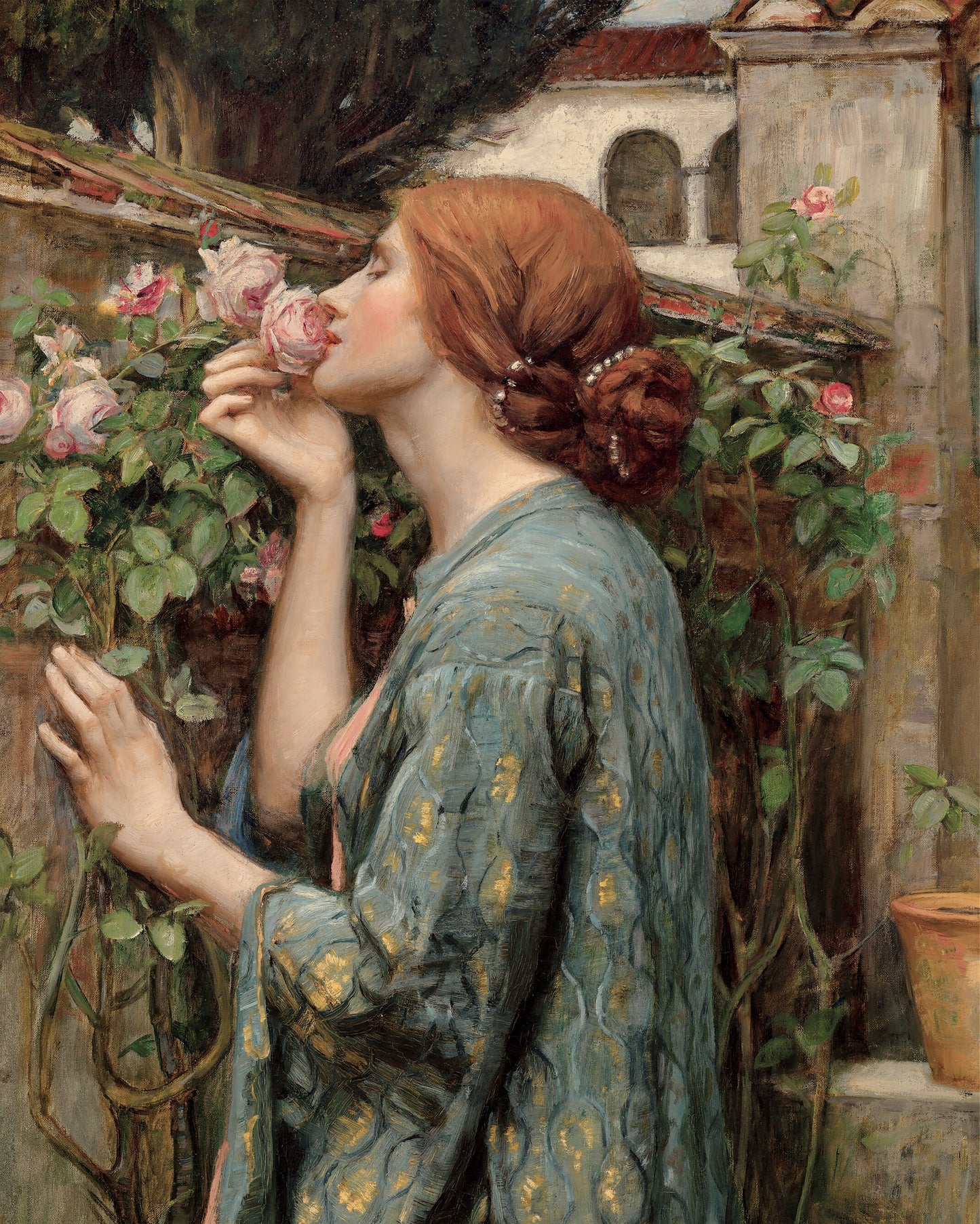 Art print of The Soul of the Rose by John William Waterhouse, 1908